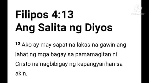 philippians 4:13 tagalog explanation|Filipos 4:13 MBBTAG .